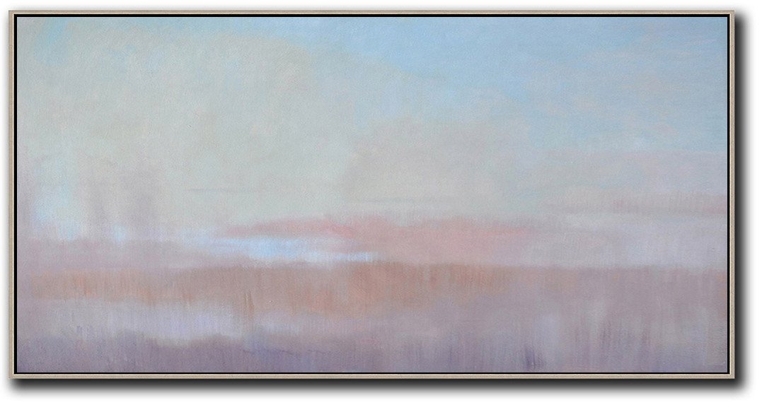 Panoramic Abstract Landscape Painting LX26D - Click Image to Close
